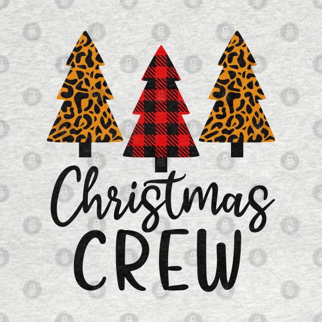 Christmas Crew Buffalo Plaid Christmas Tree by Hobbybox